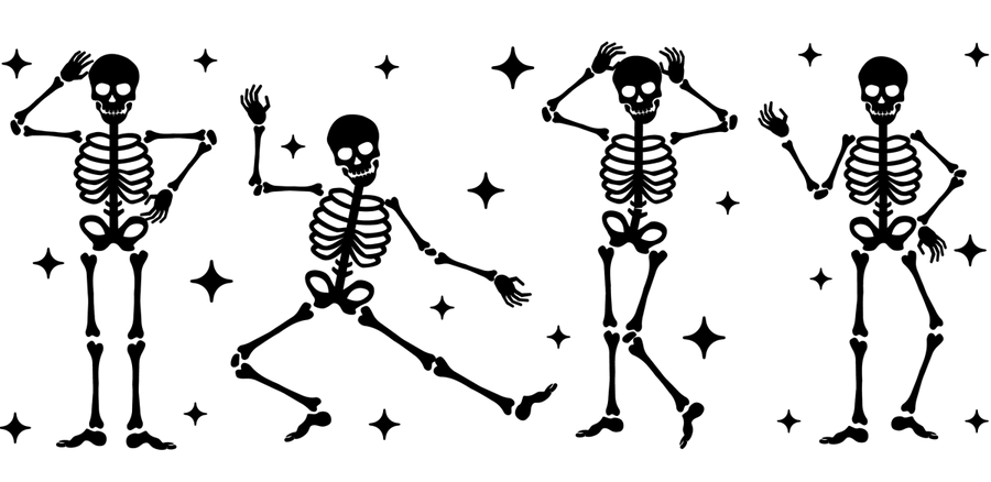 Graveyard Glow Series - UV DTF Libbey Glass Wrap - Buy Bulk DTF