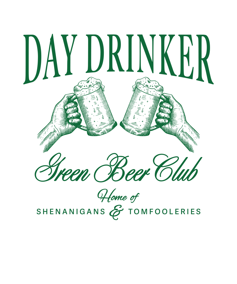 Green Day Drinker - Ready To Press DTF Transfers - Buy Bulk DTF