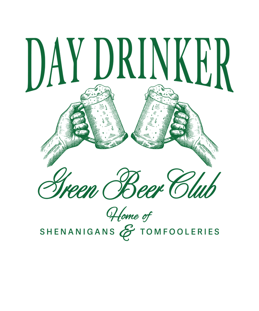 Green Day Drinker - Ready To Press DTF Transfers - Buy Bulk DTF