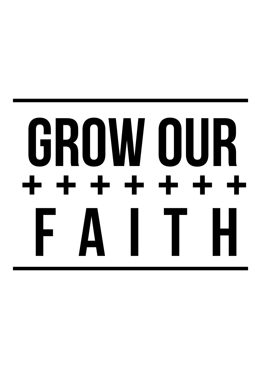 Grow Our Faith Ready To Press DTF Transfer - Buy Bulk DTF