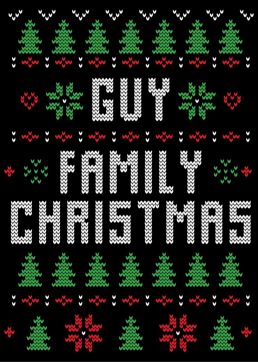 Guy Ugly Christmas Sweater Party Ready To Press DTF Transfer - Buy Bulk DTF