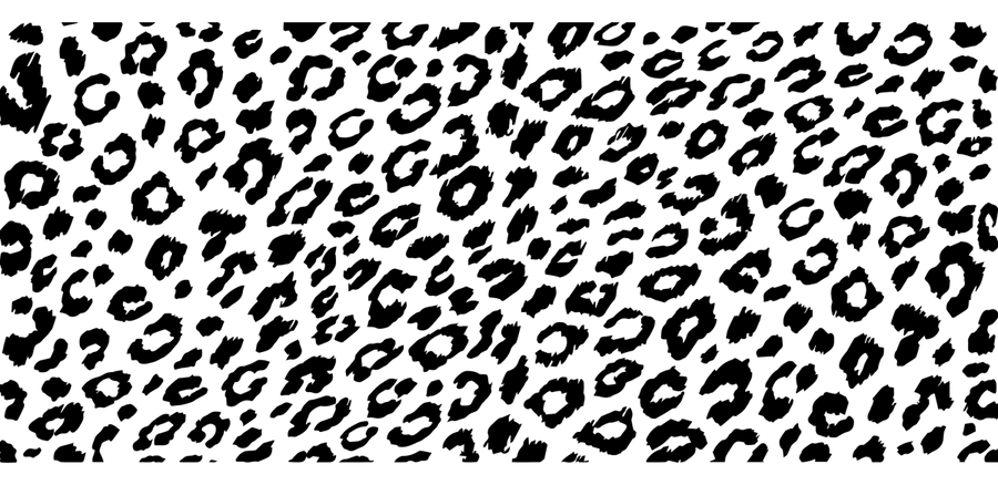 Hairy Leopard UV DTF Libbey Glass Wrap - Buy Bulk DTF