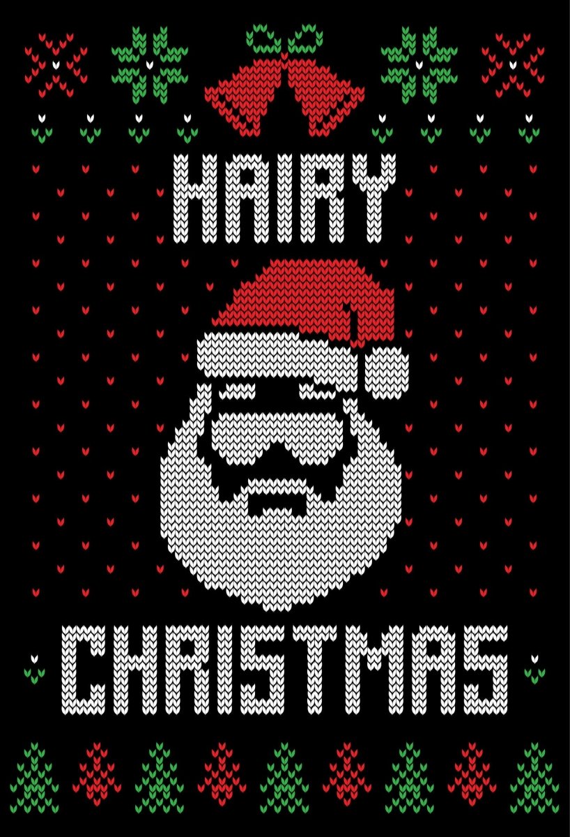 Hairy Ugly Christmas Sweater Party Ready To Press DTF Transfer - Buy Bulk DTF