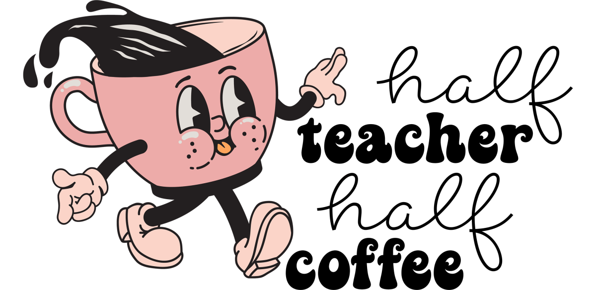 Half Teacher Half Coffee - UV DTF Libbey Glass Wrap - Buy Bulk DTF