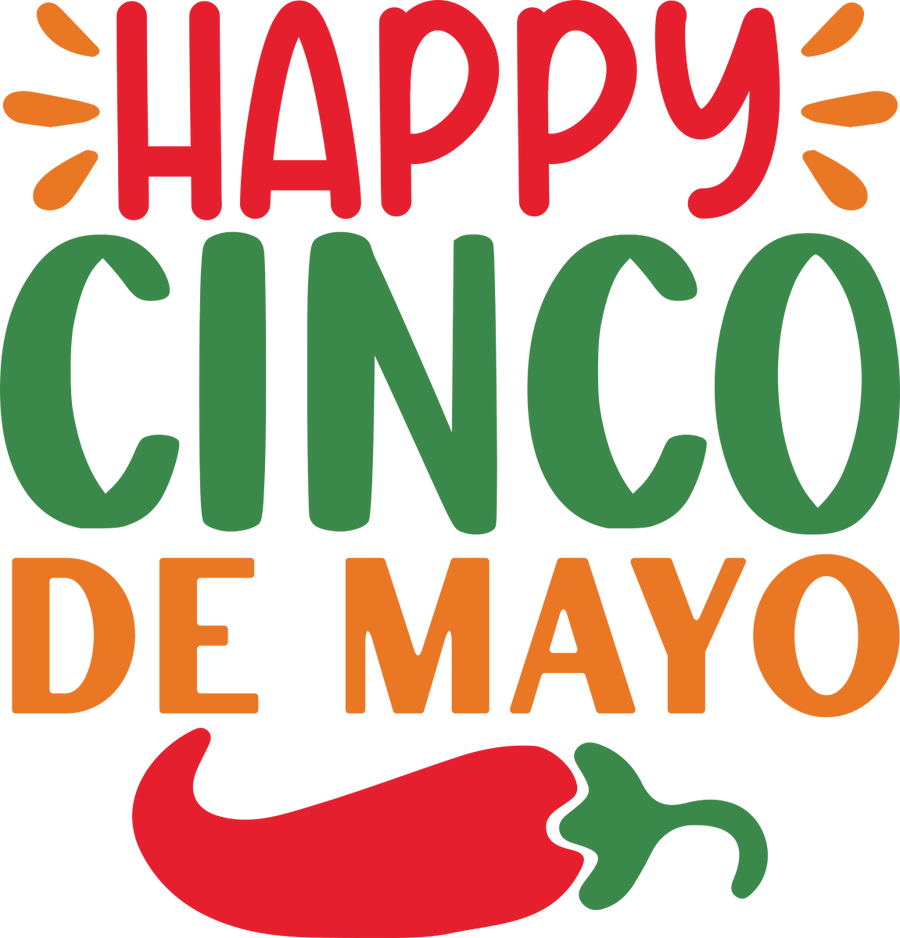Happy cinco de mayo Spicy - Ready to Press DTF Transfers - Buy Bulk DTF