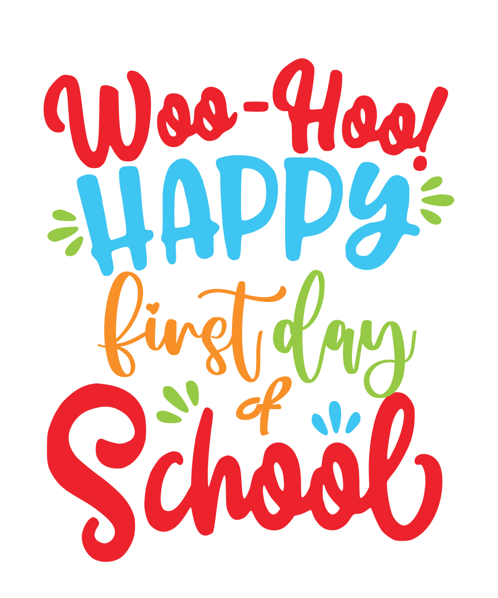 Happy First Day Of School 2 - Ready To Press DTF Transfers - Buy Bulk DTF