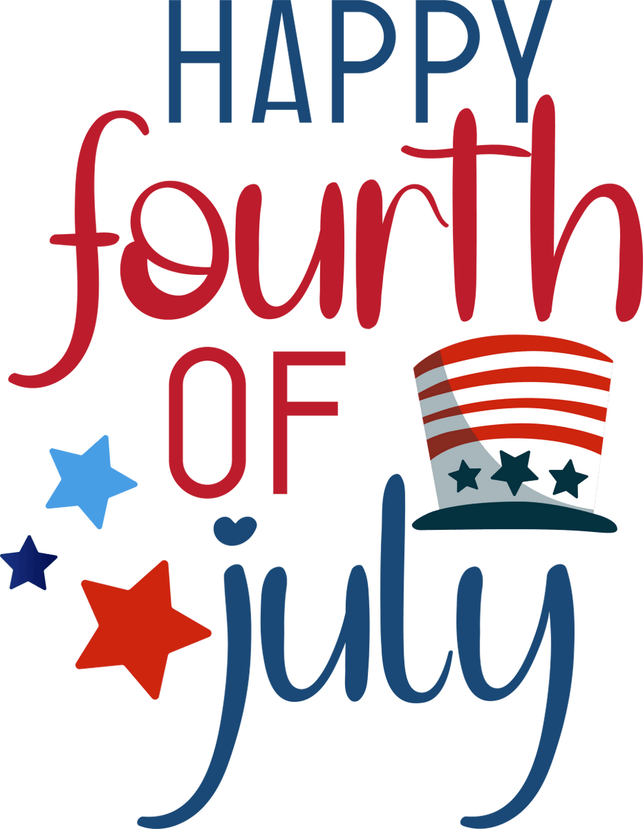 Happy Fourth Of July - 1125 Ready to Press DTF Transfer - Buy Bulk DTF