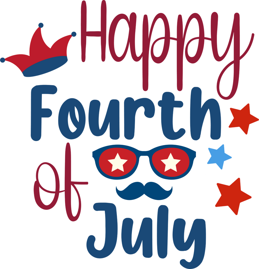 Happy Fourth Of July - 1126 Ready to Press DTF Transfer - Buy Bulk DTF