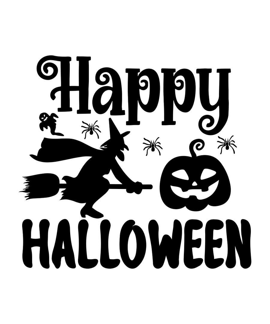 Happy halloween - 01 Ready To Press DTF Transfer - Buy Bulk DTF