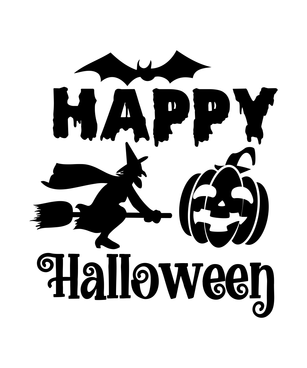 Happy Halloween - 02 Ready To Press DTF Transfer - Buy Bulk DTF