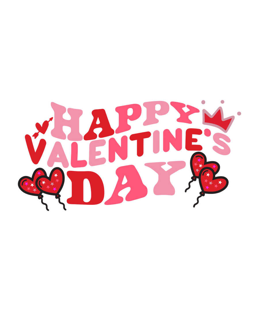 Happy Valentine_s Day Ready To Press DTF Transfer - Buy Bulk DTF