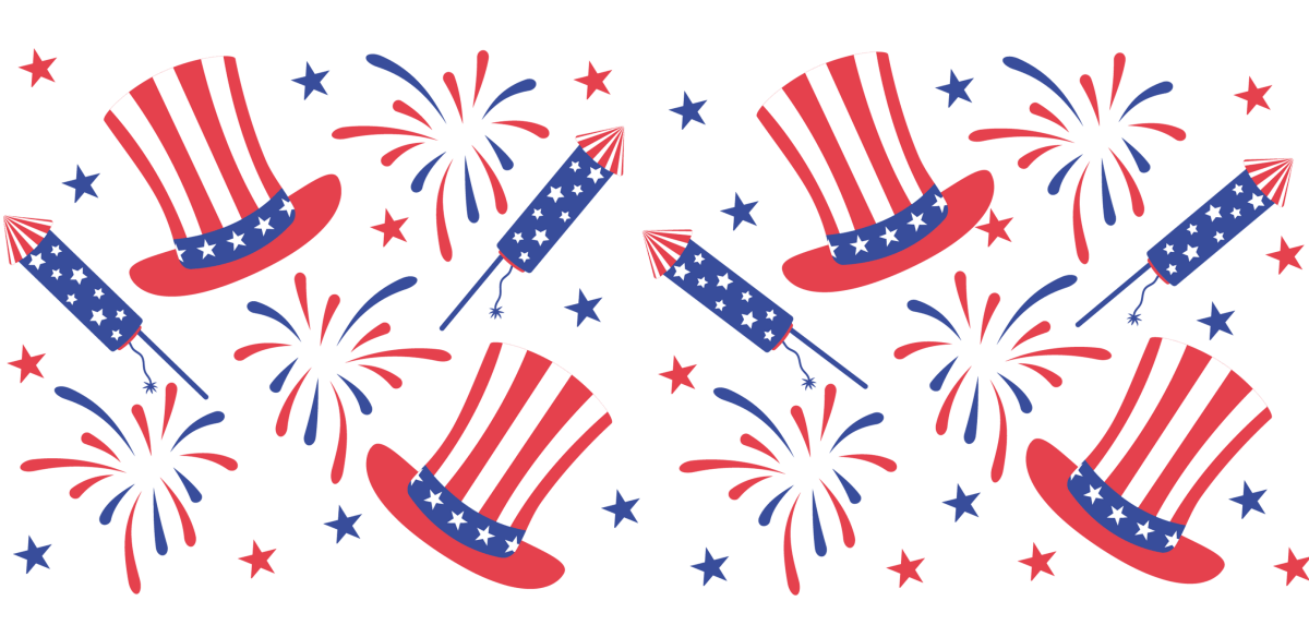 Hat and firework UV DTF Libbey Glass Wrap - Buy Bulk DTF