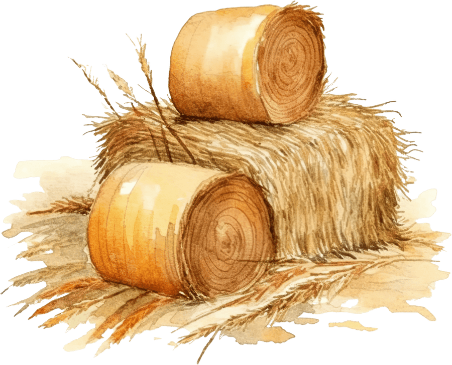 Hay Bale 02 - Ready To Press DTF Transfers - Buy Bulk DTF