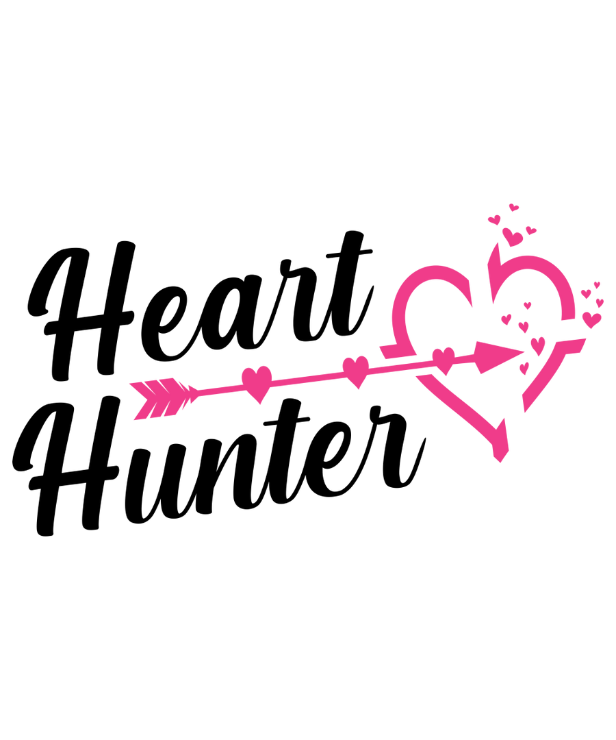 Heart Hunter Ready To Press DTF Transfer - Buy Bulk DTF