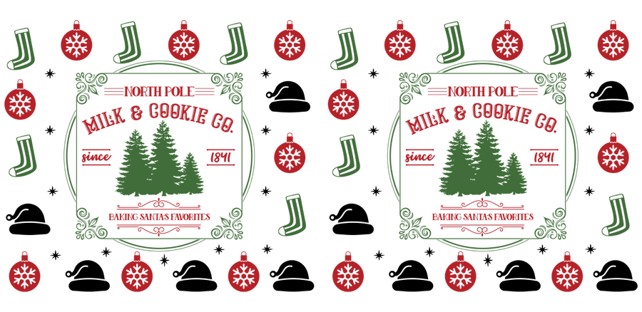 Holiday Festivities Designs UV DTF Libbey Glass Wrap - Buy Bulk DTF