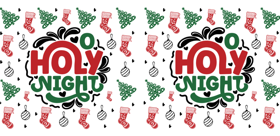 Holiday Radiance Series - UV DTF Libbey Glass Wrap - Buy Bulk DTF