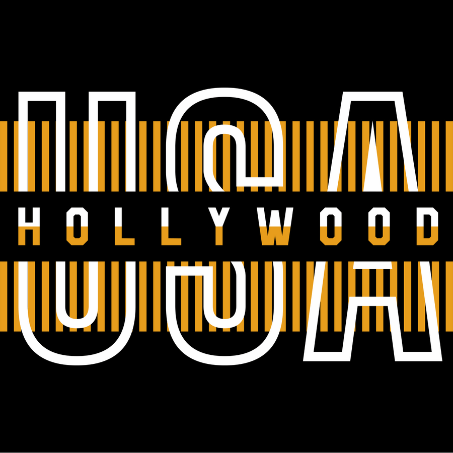 Hollywood USA - Ready To Press DTF Transfer - Buy Bulk DTF