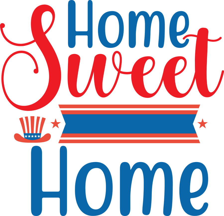Home Sweet Home - 1128 Ready to Press DTF Transfer - Buy Bulk DTF