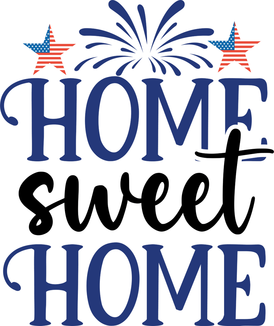 Home Sweet Home - 1129 Ready to Press DTF Transfer - Buy Bulk DTF