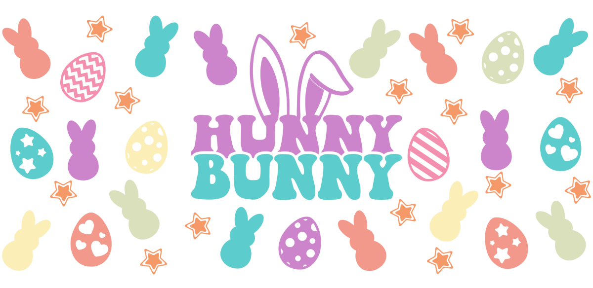 Hunny Bunny - UV DTF Libbey Glass Wrap - Buy Bulk DTF