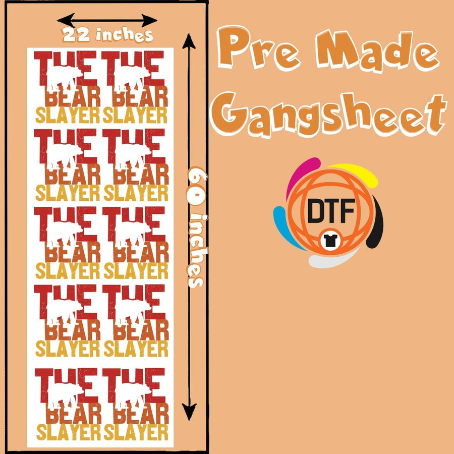 Hunter's Haven Set Premade DTF Gangsheet - Buy Bulk DTF