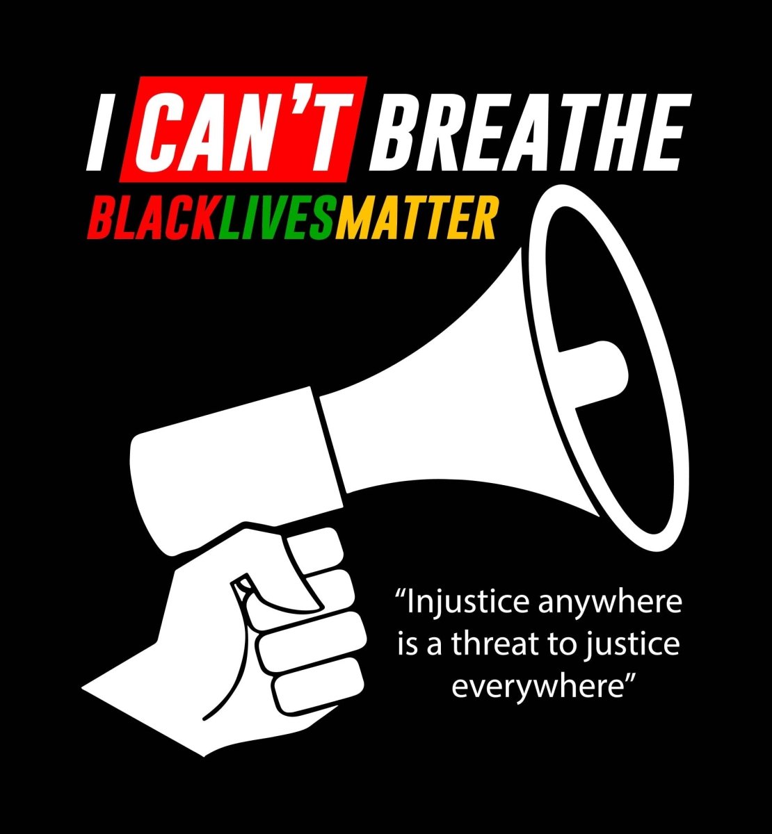 I Can Not Breathe Black Lives Matter - 6 Ready To Press DTF Transfer - Buy Bulk DTF