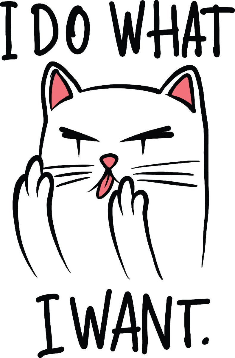 I Do What I Want - Ready To Press DTF Transfer - Buy Bulk DTF