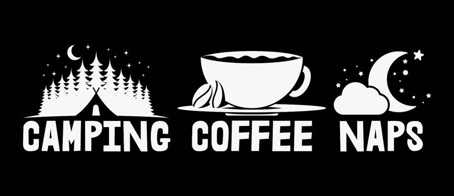 I love Camping Coffee and Naps Ready To Press DTF Transfer - Buy Bulk DTF