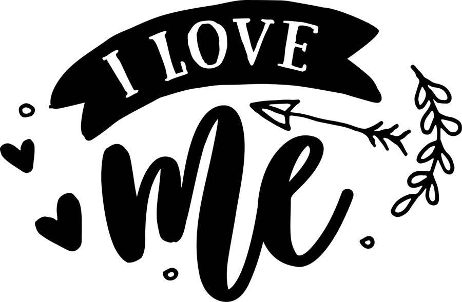 I Love Me - Black - Ready To Press DTF Transfers - Buy Bulk DTF