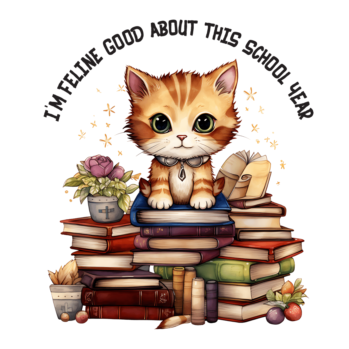 I_m - Feline - Good - About - This - School - Year - Ready to Press DTF Transfers - Buy Bulk DTF