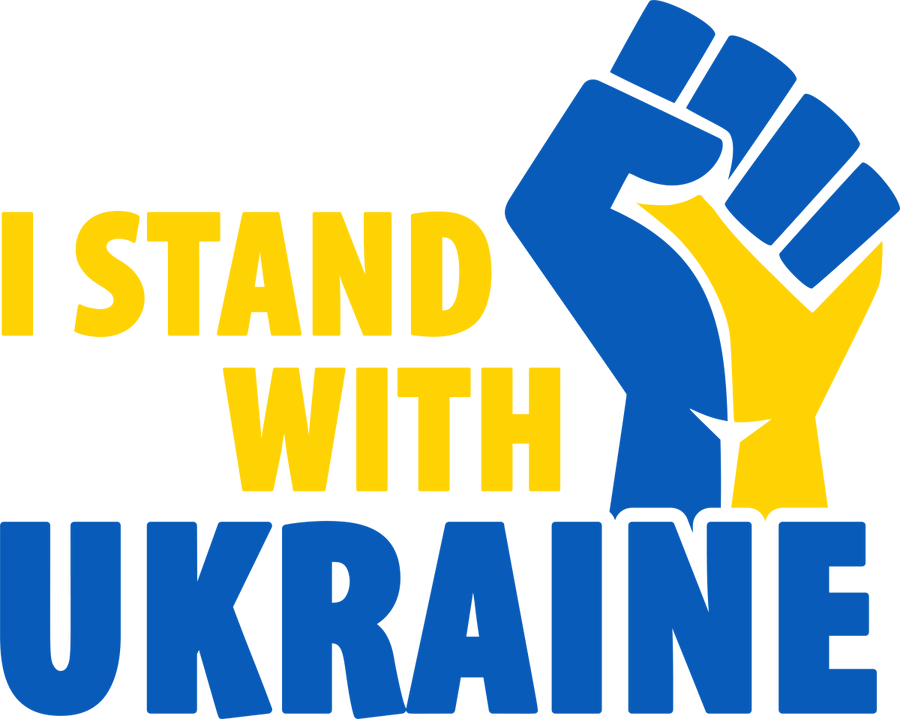 I Stand With Ukraine - Ready To Press DTF Transfer - Buy Bulk DTF
