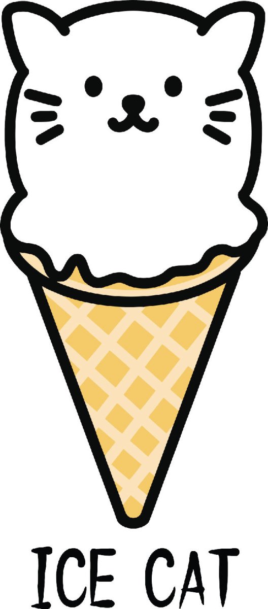 Ice Cat - Ready To Press DTF Transfer - Buy Bulk DTF