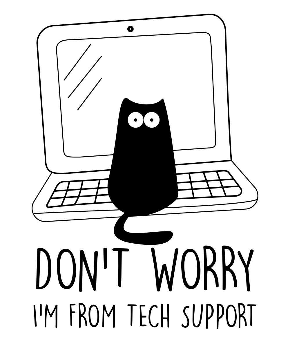 I'M - FROM - TECH - SUPPORT - Ready To Press DTF Transfer - Buy Bulk DTF