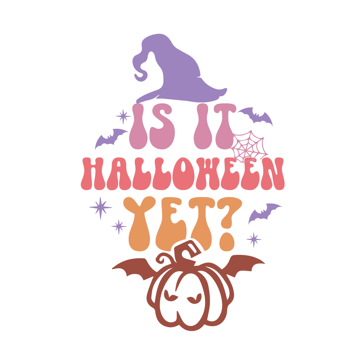 Is It Halloween Yet Ready To Press DTF Transfer - Buy Bulk DTF