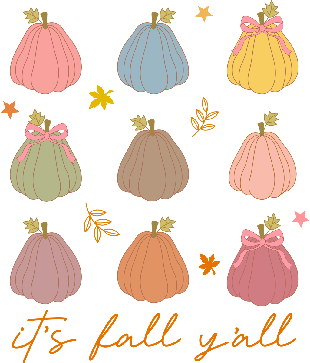 It's Fall Y'all - Ready To Press DTF Transfers - Buy Bulk DTF