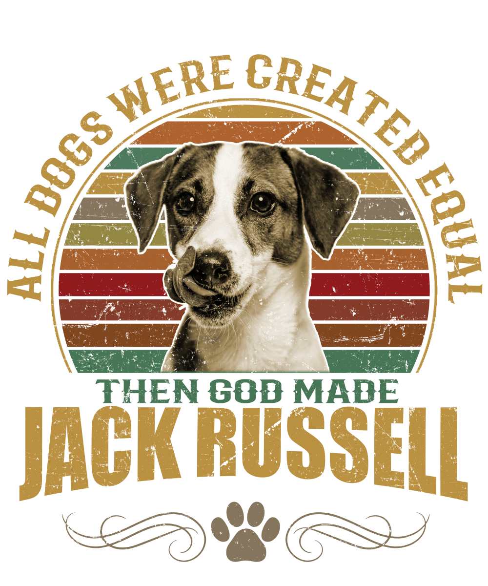 Jack Russell Dog Lover Unisex Men’s T-Shirt Ready To Press DTF Transfer - Buy Bulk DTF