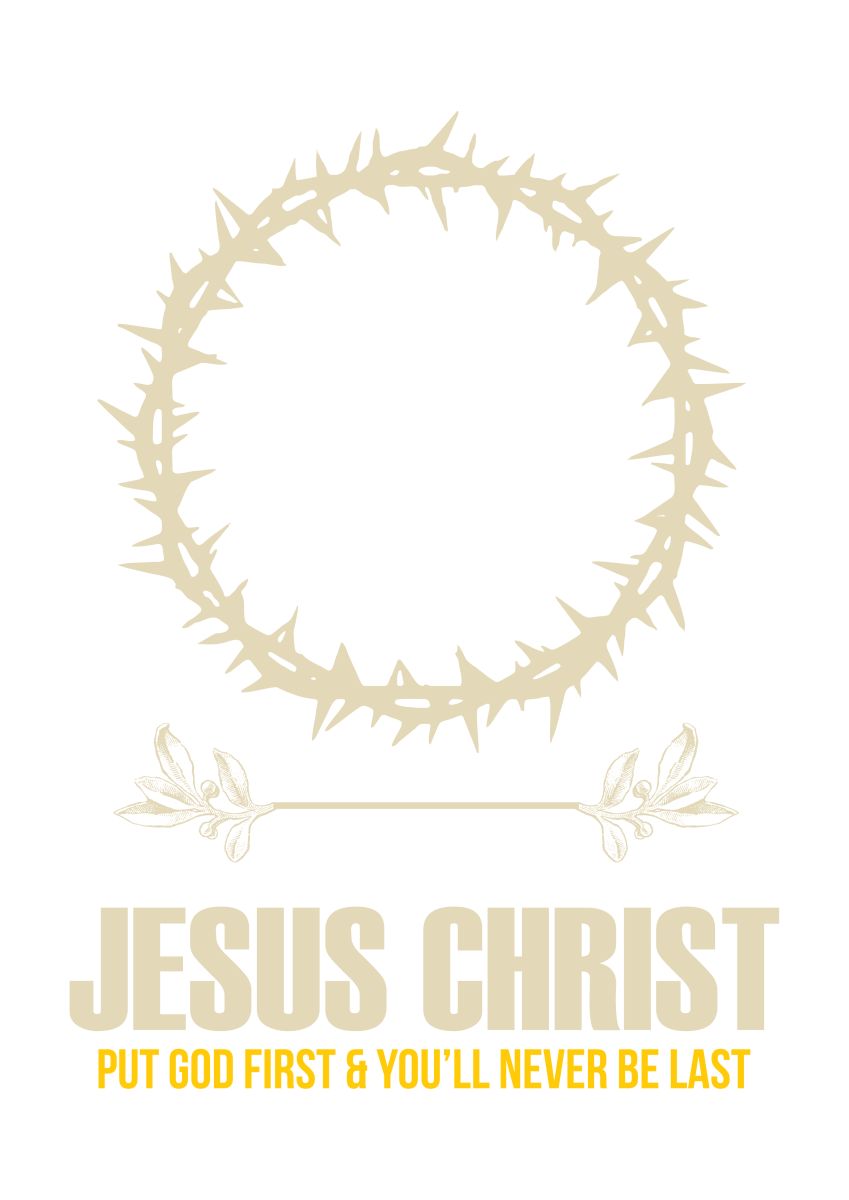 Jesus Christ Put God First Ready To Press DTF Transfer - Buy Bulk DTF