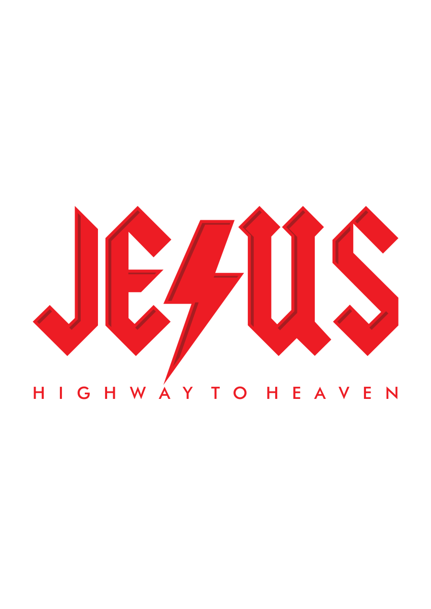 Jesus Highway To Heaven Ready To Press DTF Transfer - Buy Bulk DTF