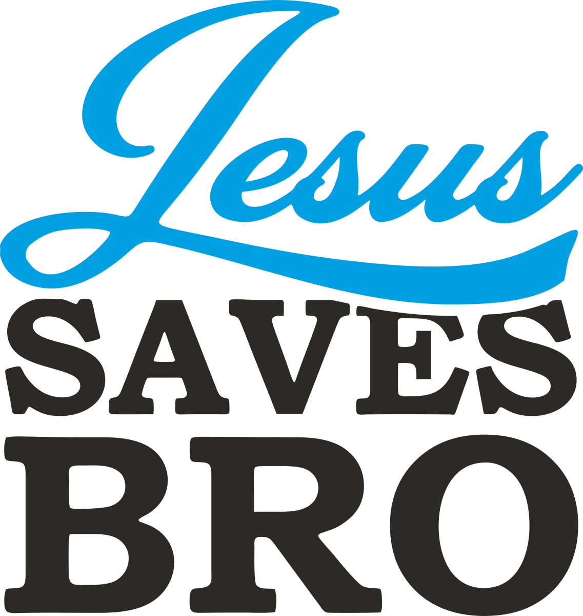 Jesus Saves Bro - Ready To Press DTF Transfers - Buy Bulk DTF