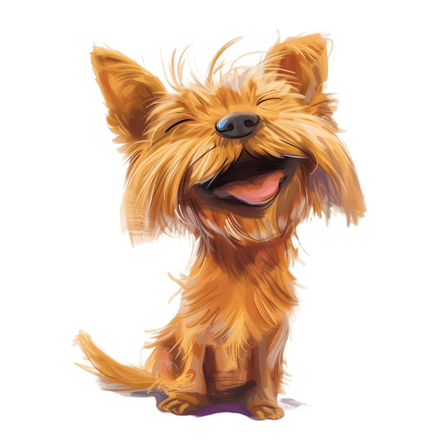 Jolly Yorkie - Ready To Press DTF Transfers - Buy Bulk DTF