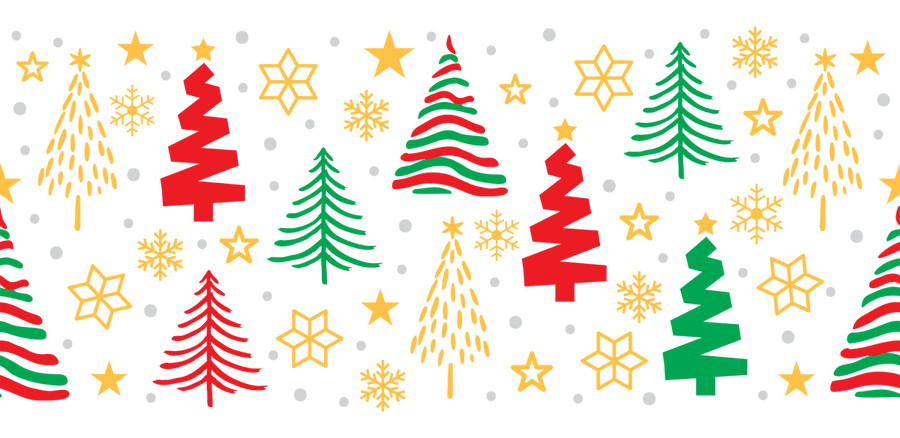 Joyful Winter Wonders UV DTF Libbey Glass Wrap - Buy Bulk DTF