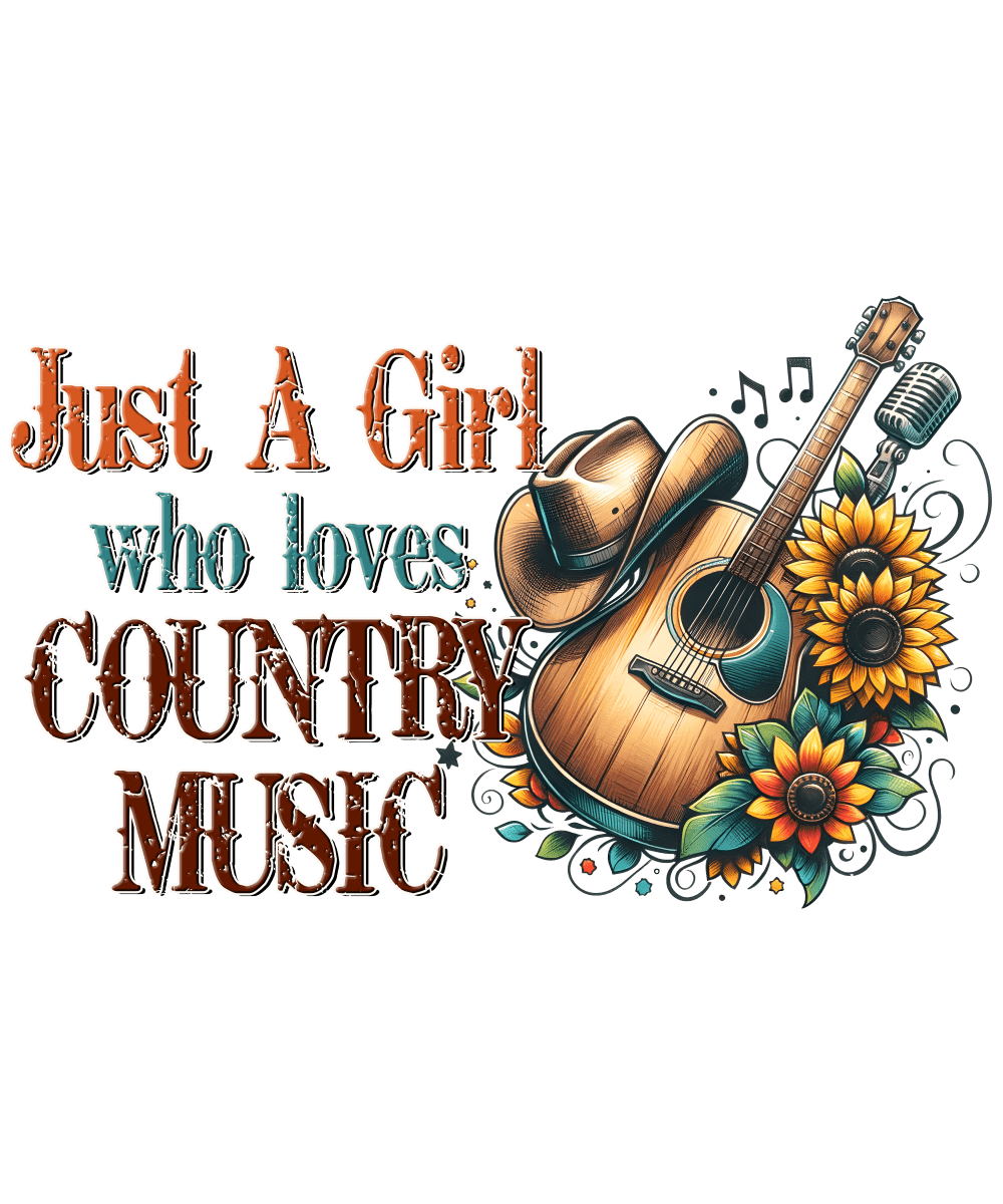 Just A Girl Who Loves - Ready To Press DTF Transfers - Buy Bulk DTF