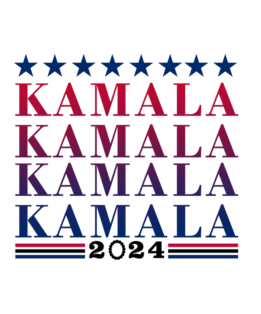 Kamala 2024 - Ready To Press DTF Transfers - Buy Bulk DTF