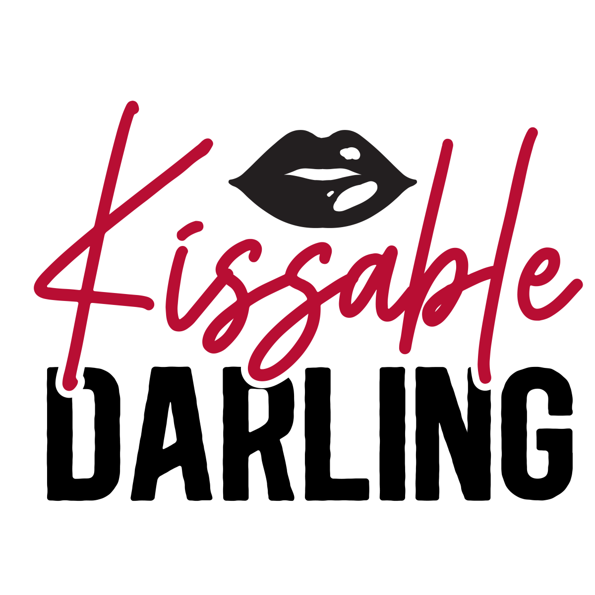 Kissable Darling - 01 Ready To Press DTF Transfer - Buy Bulk DTF