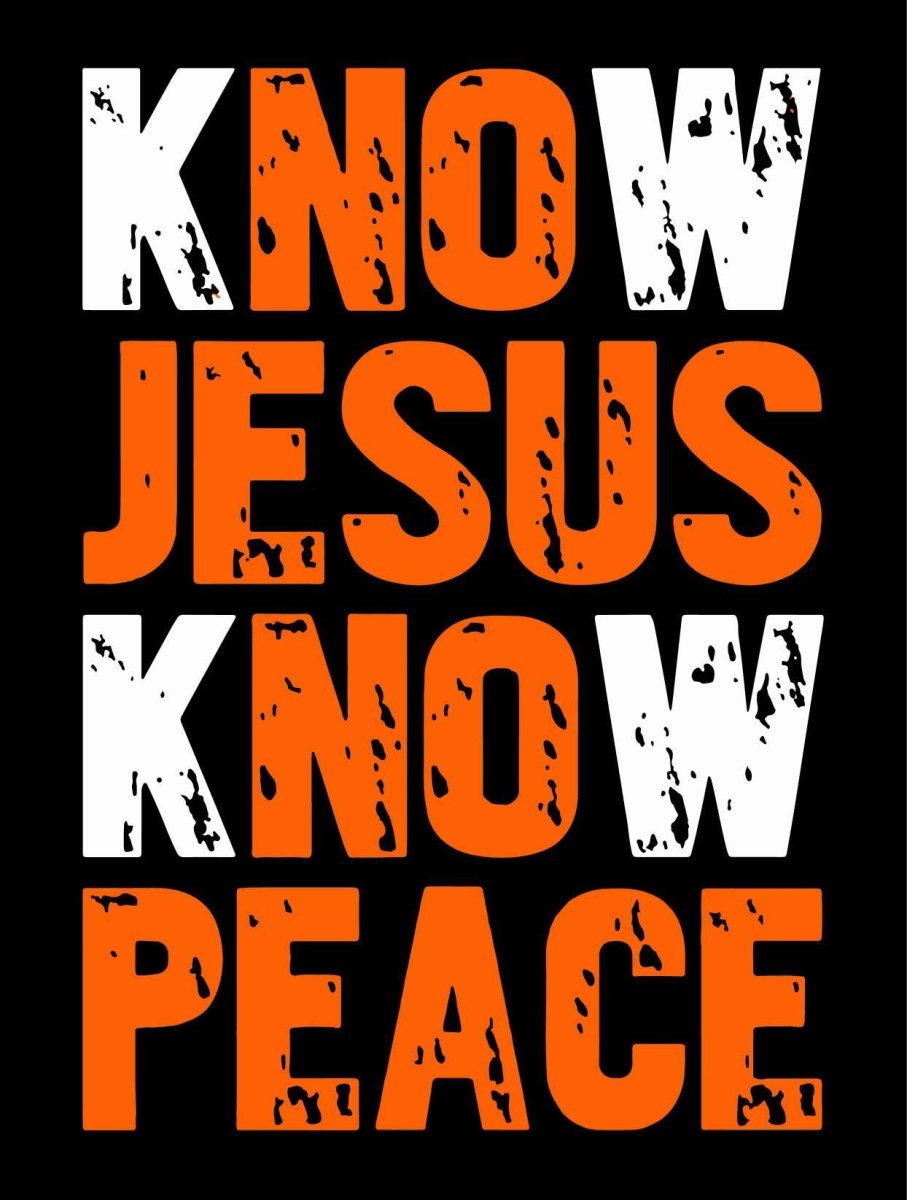 Know Jesus Know Peace Ready To Press DTF Transfer - Buy Bulk DTF