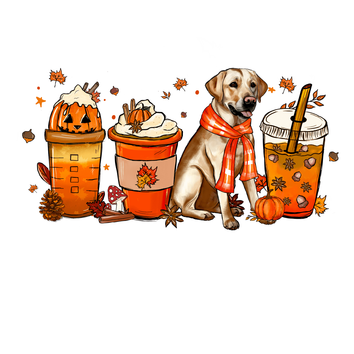 Labrador Dog Coffee Mug - Ready To Press DTF Transfers - Buy Bulk DTF