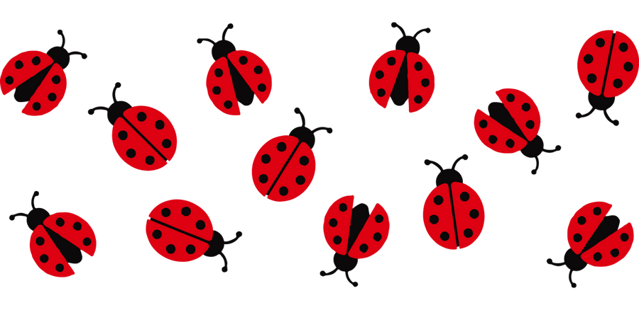 Ladybug - UV DTF Libbey Glass Wrap - Buy Bulk DTF