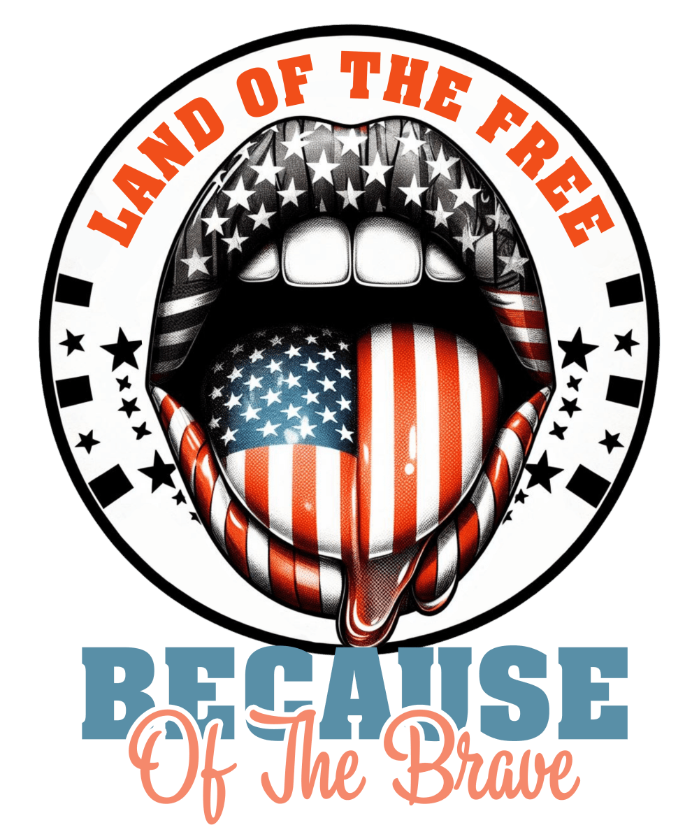 Land of the Free - Ready To Print DTF Transfers - Buy Bulk DTF