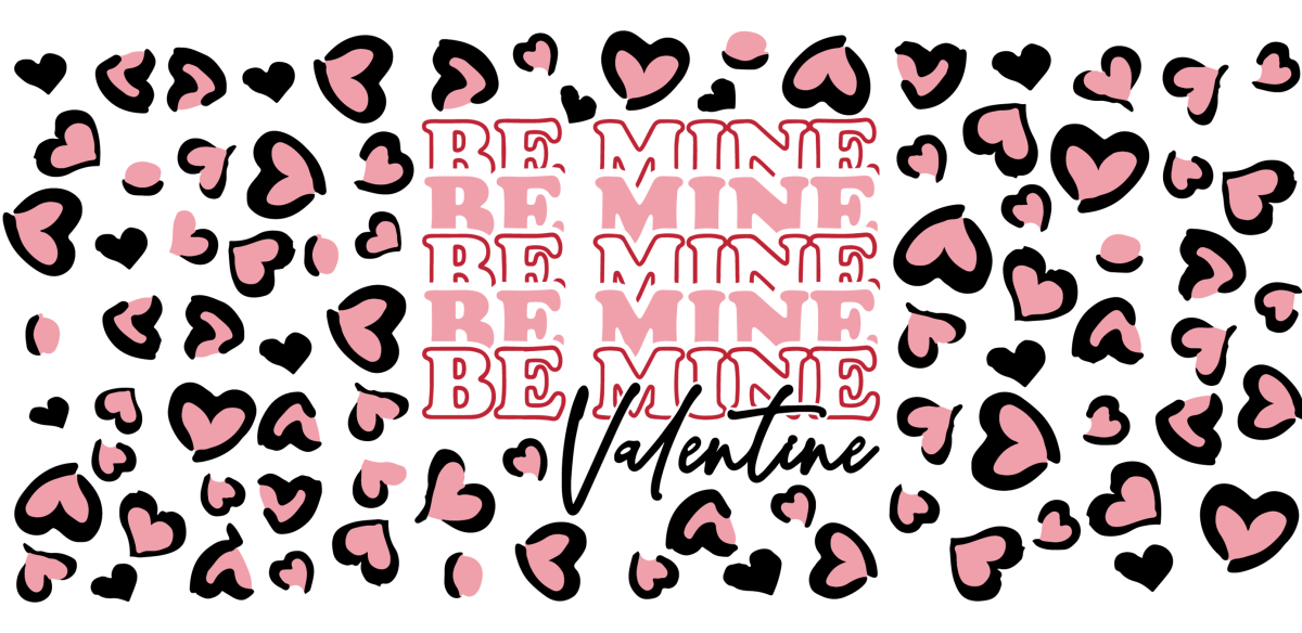 Leopard Be Mine Valentine - UV DTF Libbey Glass Wrap - Buy Bulk DTF