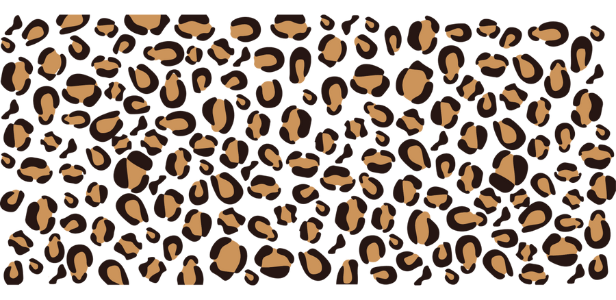 Leopard UV DTF Libbey Glass Wrap - Buy Bulk DTF